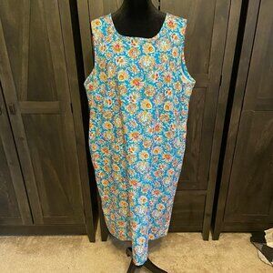 Herman Geist Sleeveless Floral Dress 16W (tag is missing)